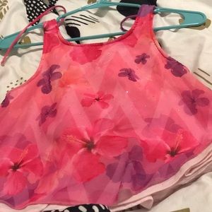 Cute glam crop shirt